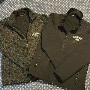 Men’s Sz S Port Authority Jack Daniel’s Patched Fleece and Jacket Bundle